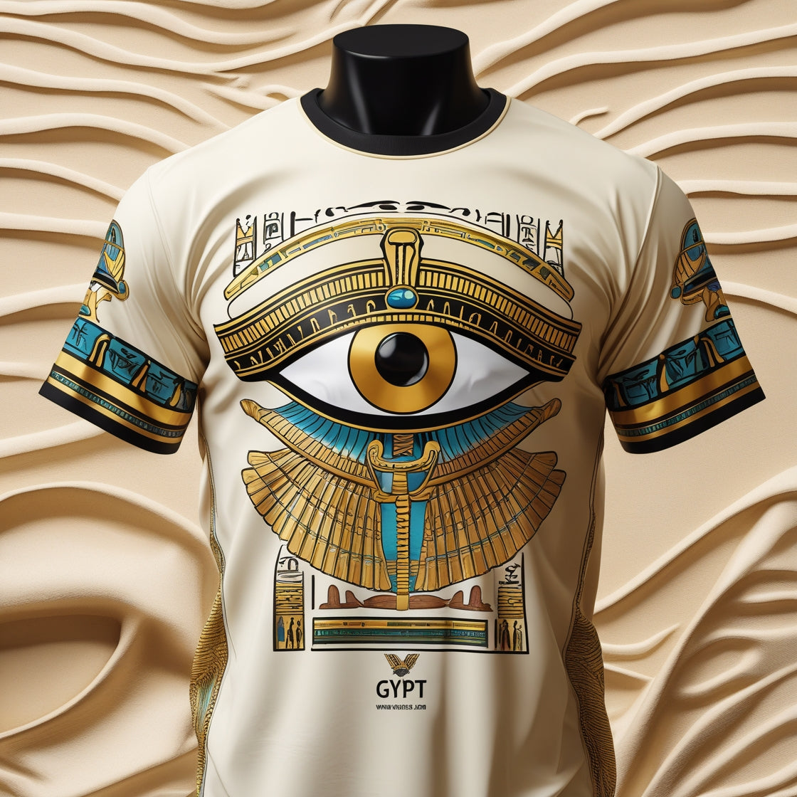 GYPT T4 Eye-Catching Egyptian Anubis Graphic Tee - Unique Streetwear Fashion